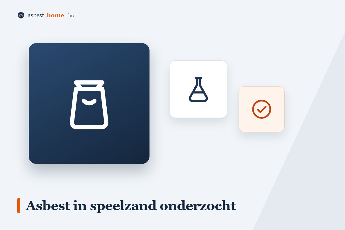 Asbest in speelzand: gekleurd en kinetisch zand onderzocht in het labo