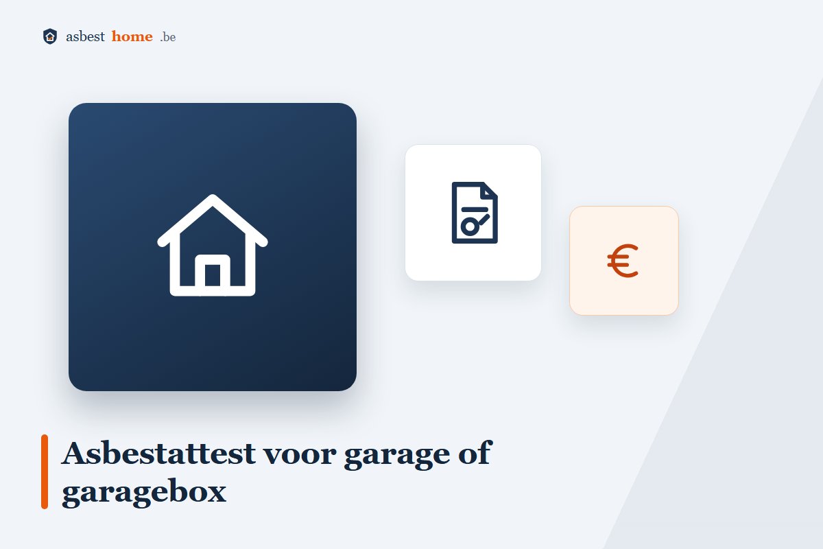 Asbestattest voor een garage of garagebox: prijs en verplichting bij verkoop