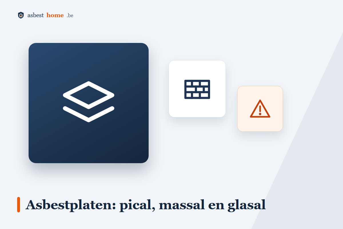 Asbestplaten herkennen: pical, massal en glasal in woningen van voor 1998