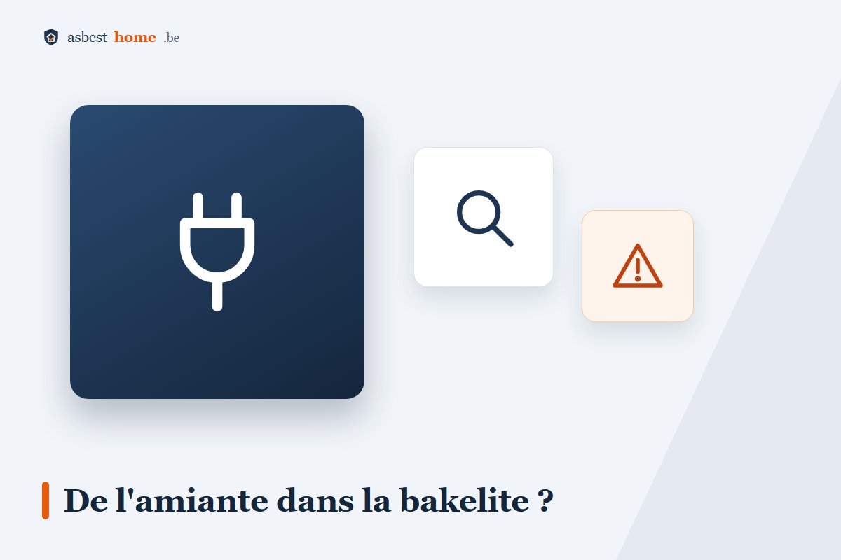 Y a-t-il de l'amiante dans la bakélite : vieux interrupteurs, prises et boîtes à fusibles