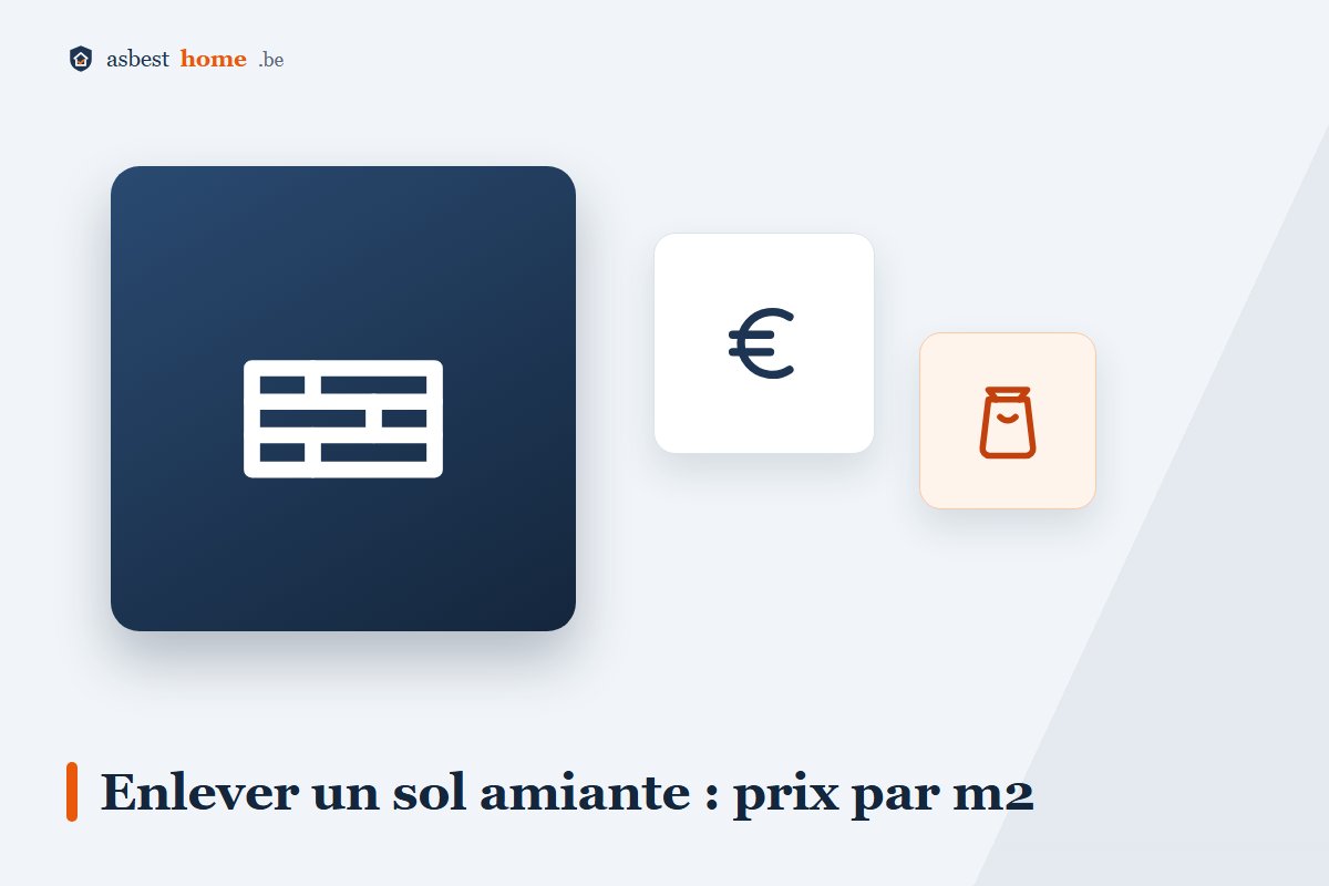 Enlever un sol amianté : prix par m2 pour dalles en vinyle, balatum et colle noire